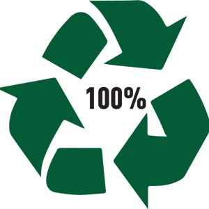 100% RECYCLED FABRICS 100% RECYCLED FABRICS