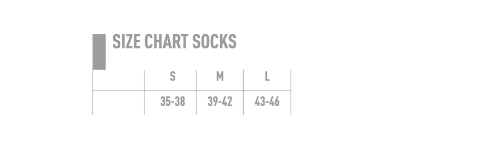 karpos size chart socks